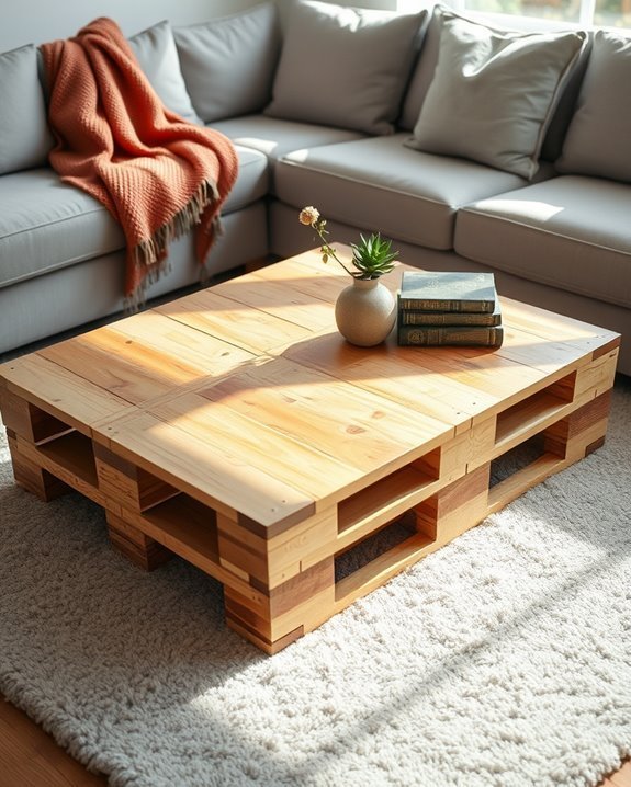 rustic upcycled pallet table