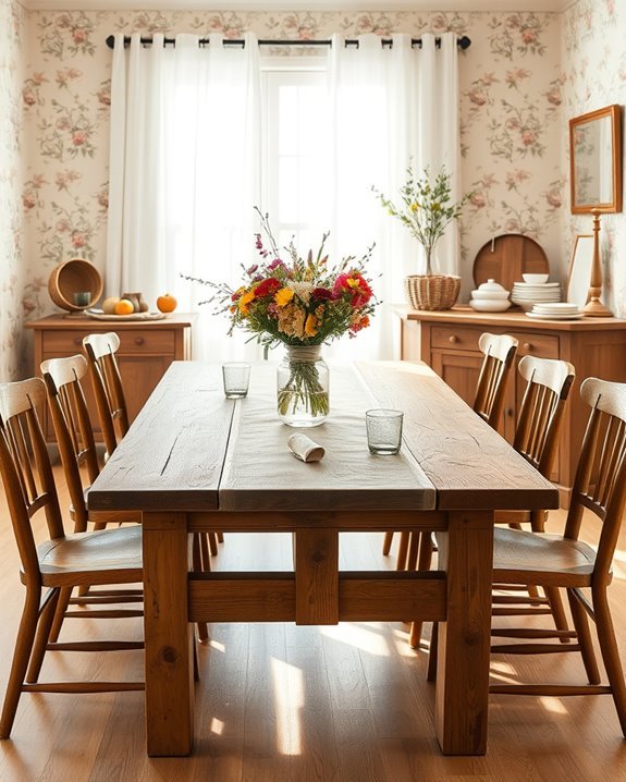 rustic vintage farmhouse centerpiece