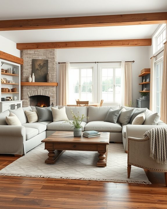 rustic warmth and character