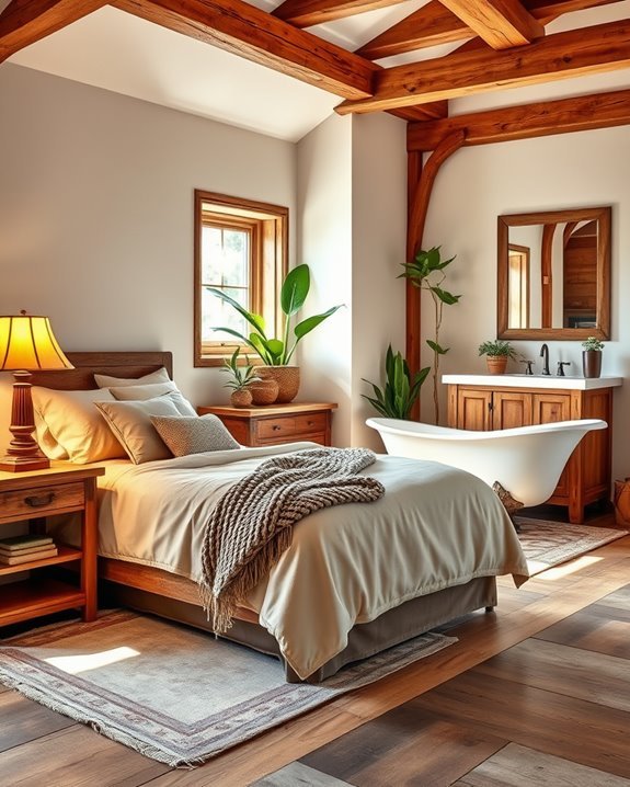 rustic warmth and charm