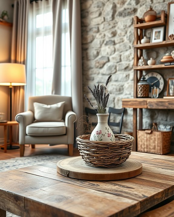 rustic warmth and charm