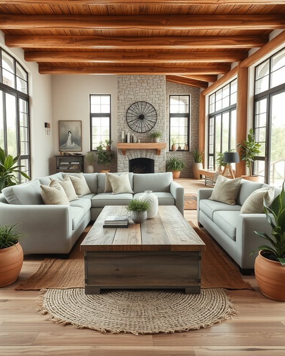 rustic warmth and style