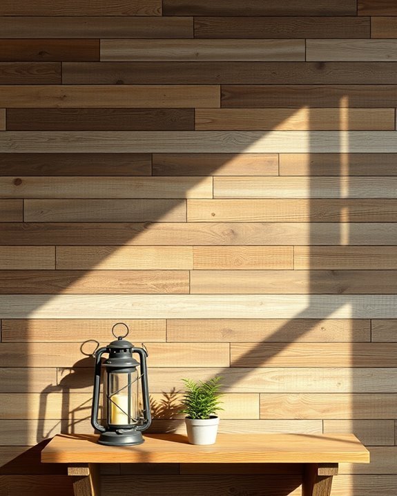 rustic warmth and sustainability