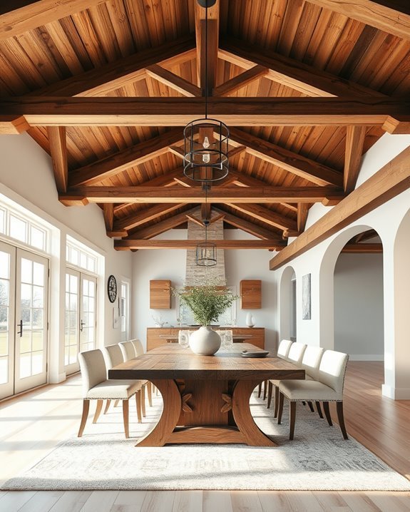 rustic warmth with elegance
