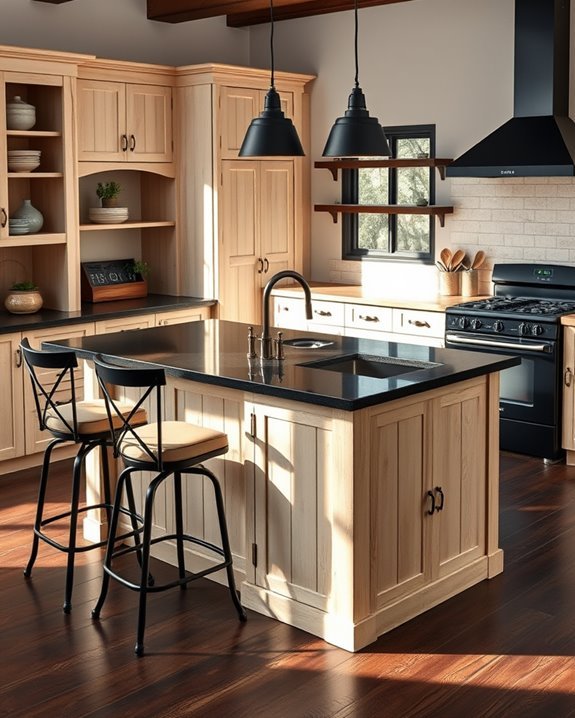 rustic warmth with modern elegance