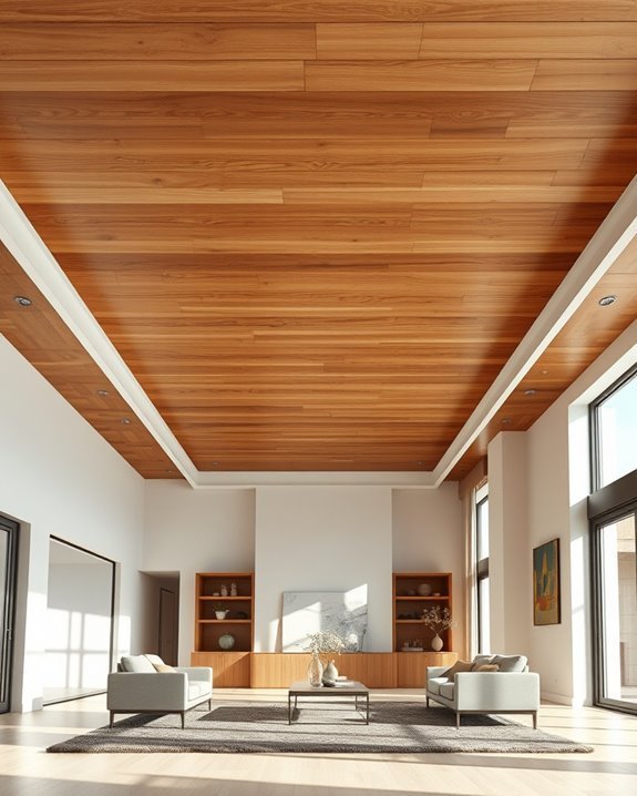 rustic wood ceiling charm