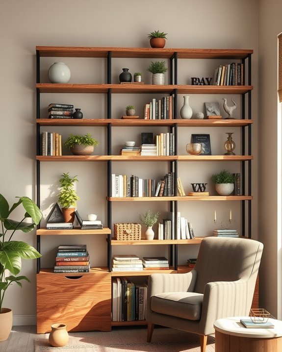 rustic wood charm showcased