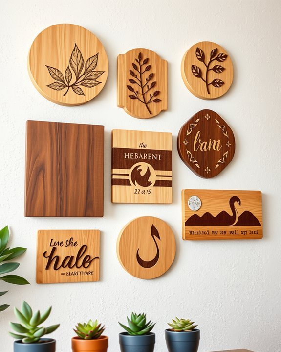 rustic wooden wall decor