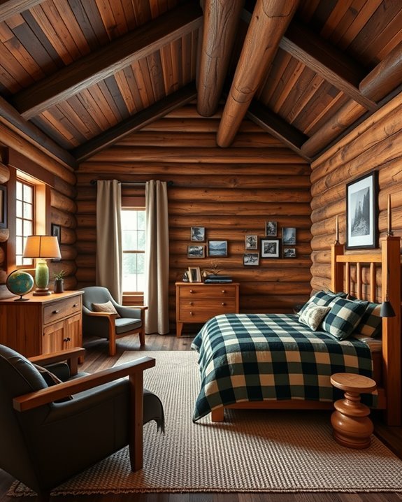 rustic woodland cabin decor