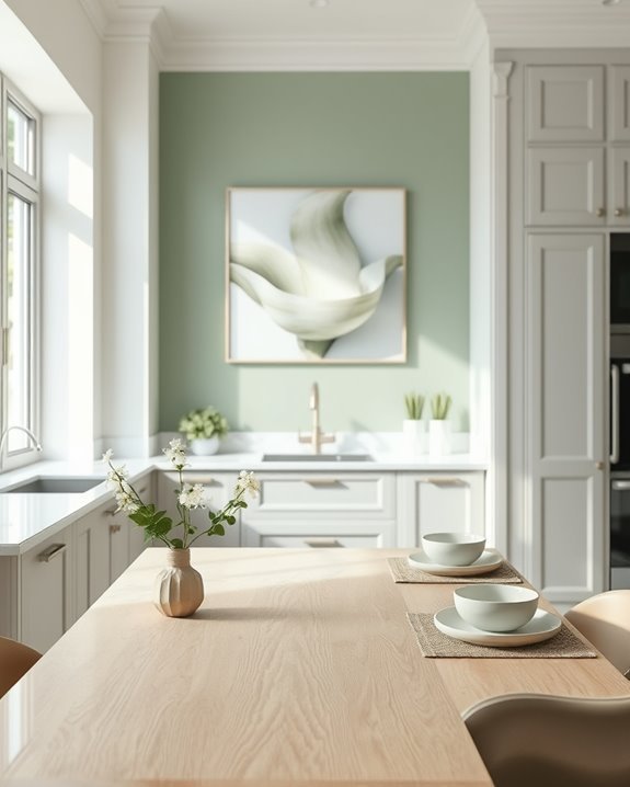 sage green kitchen decor