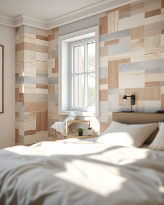 scandinavian serene bedroom tiles
