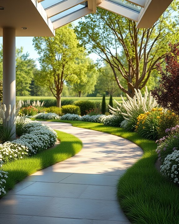 scenic nature jogging trail