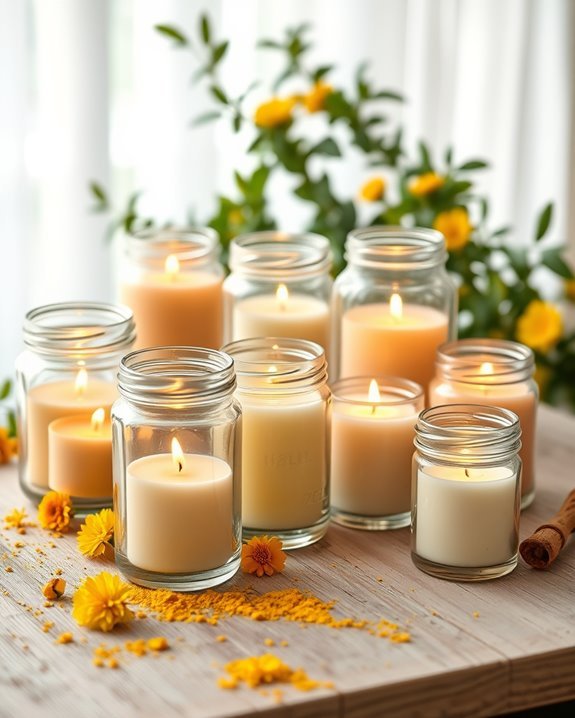 scented candles enhance ambiance