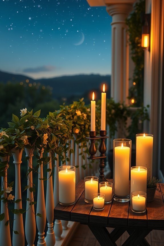 scented candles enhance relaxation