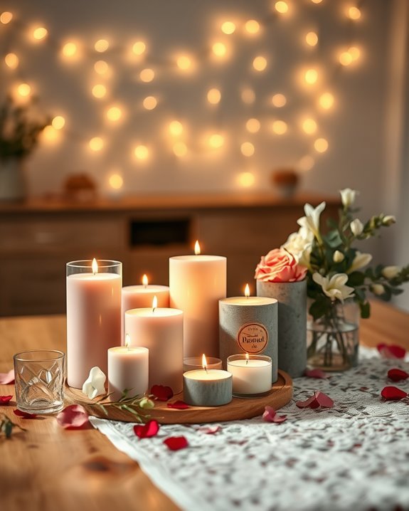 scented candles for romance