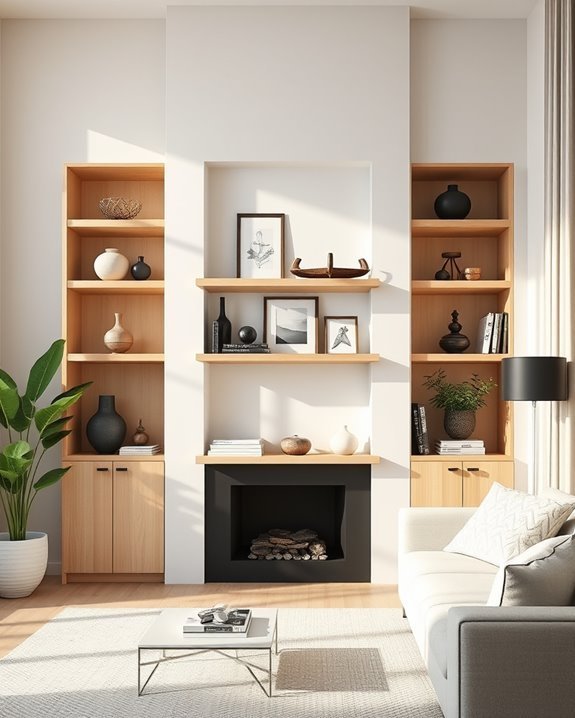 seamless built in shelf integration