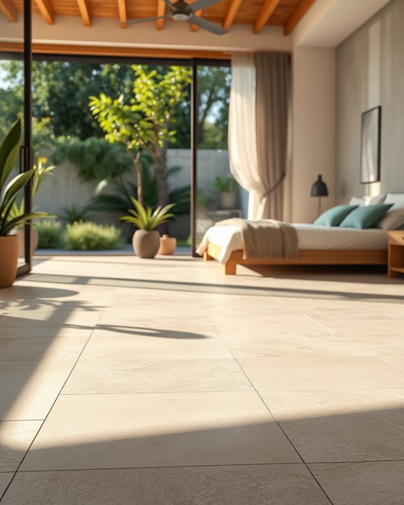 seamless indoor outdoor tile transition