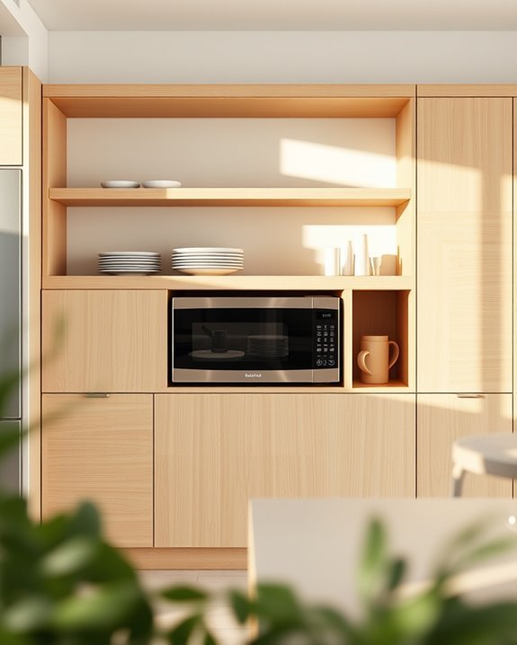 seamless microwave appliance integration