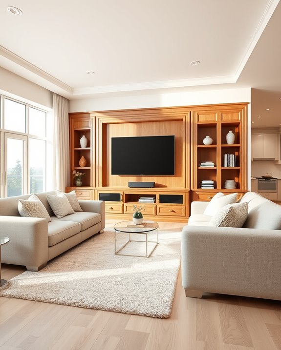 seamless open concept design