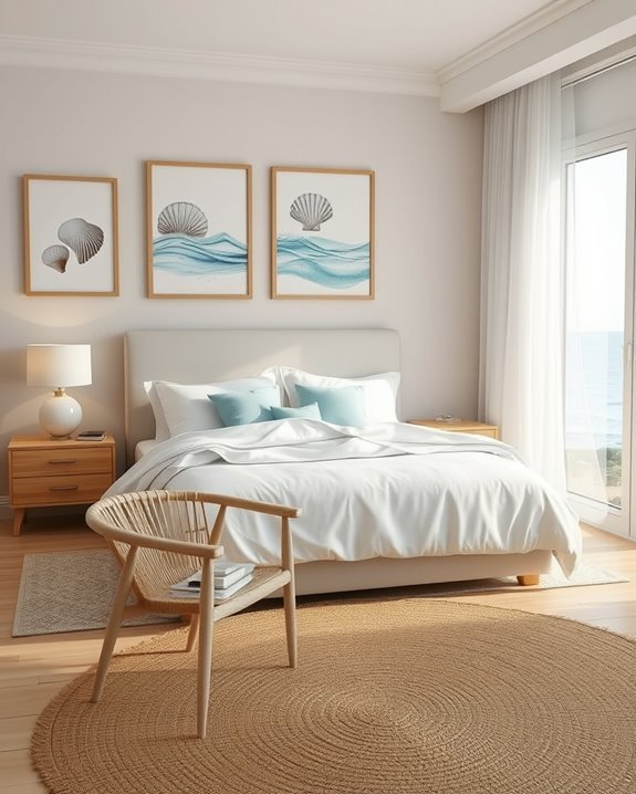 seaside wall art inspiration