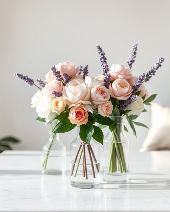 seasonal artificial flower displays