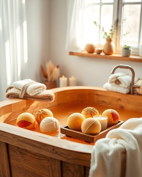 seasonal bath bomb indulgence