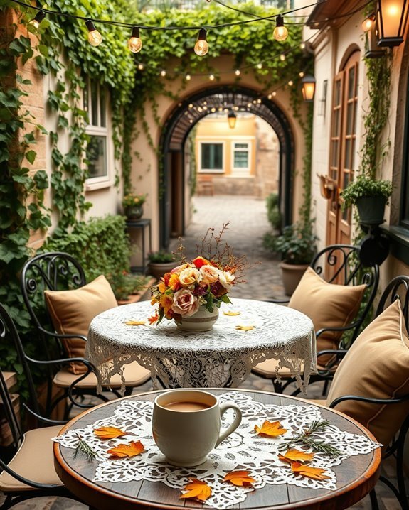 seasonal decor enhances ambiance