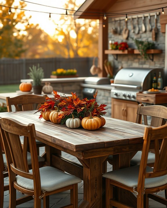 seasonal decor enhances atmosphere