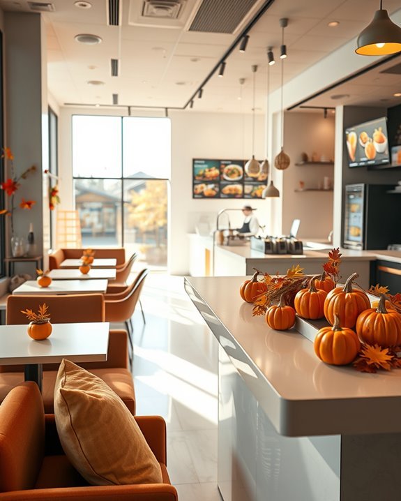 seasonal decor enhances experience