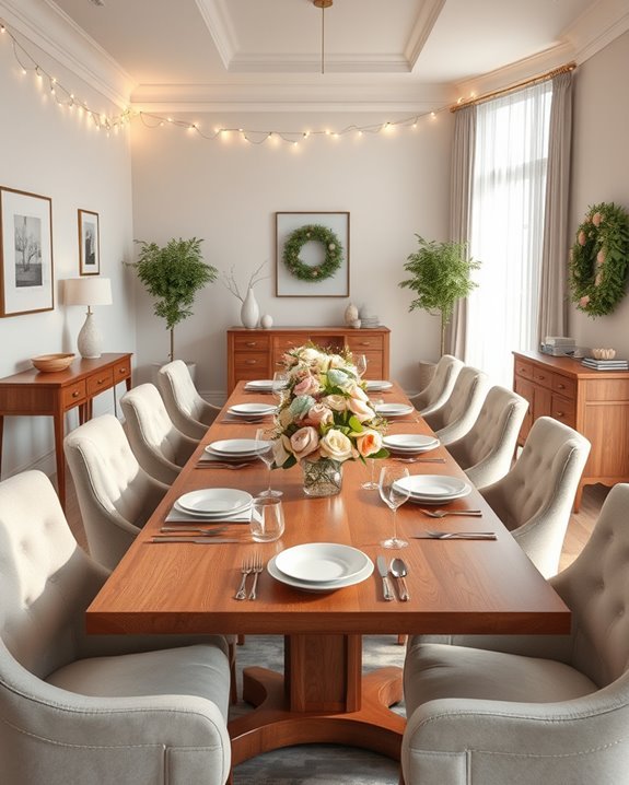 seasonal decor for dining