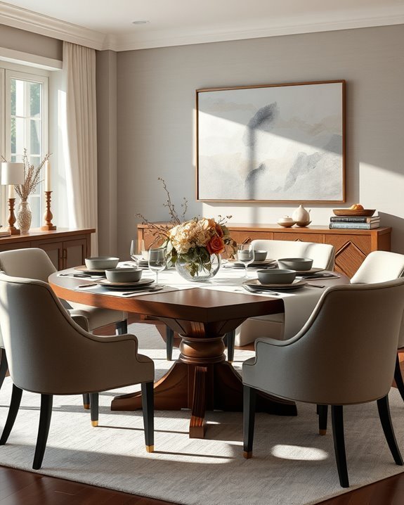 seasonal dining room decor