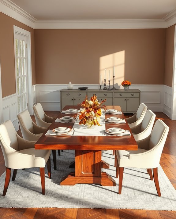 seasonal dining room decor