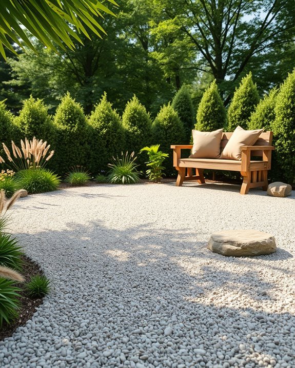 seasonal gravel patio transformations