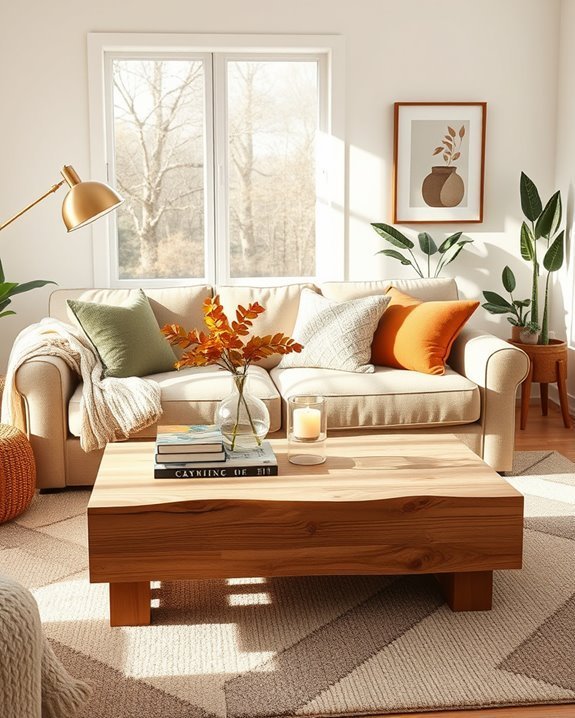 seasonal living room refresh