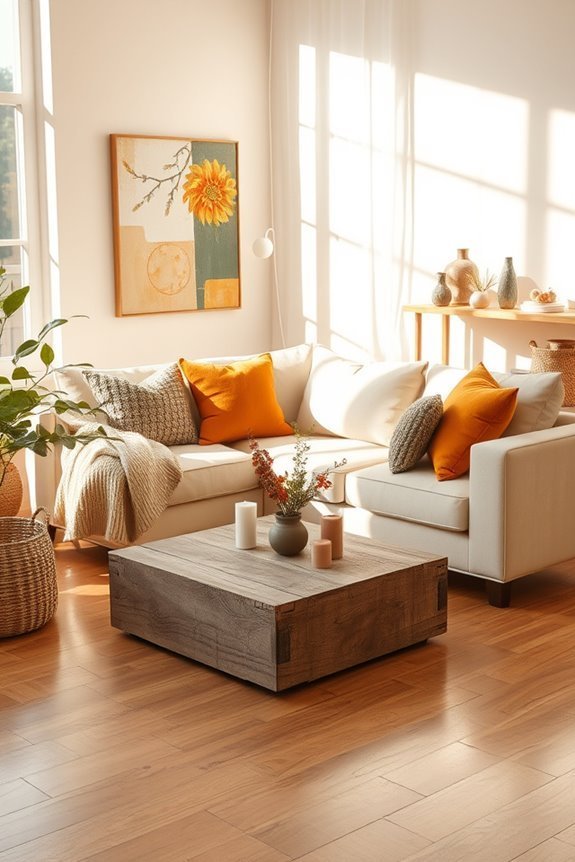 seasonal living room transformation