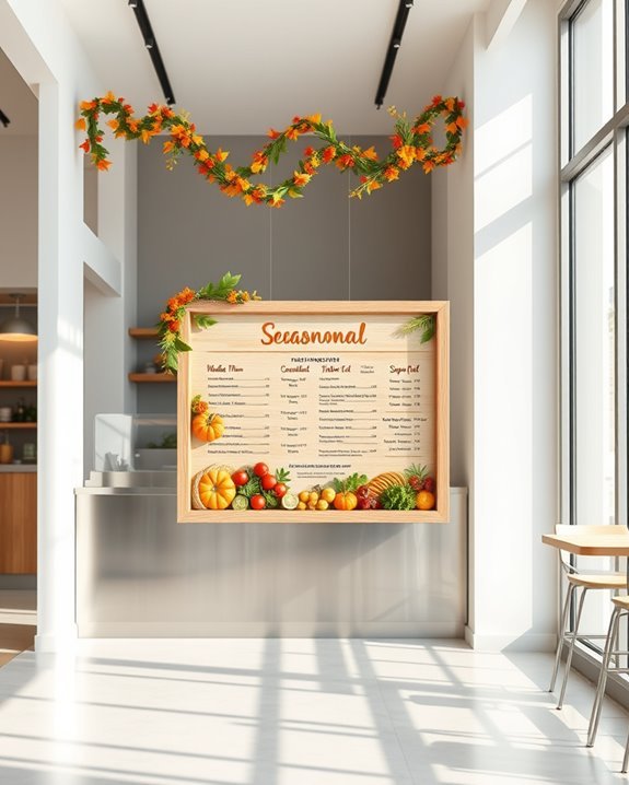 seasonal menu engagement strategy