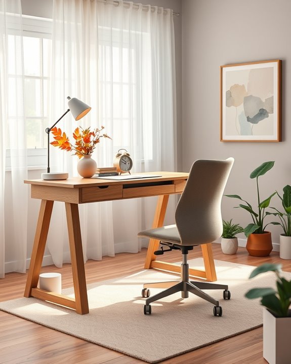 seasonal office decor refresh