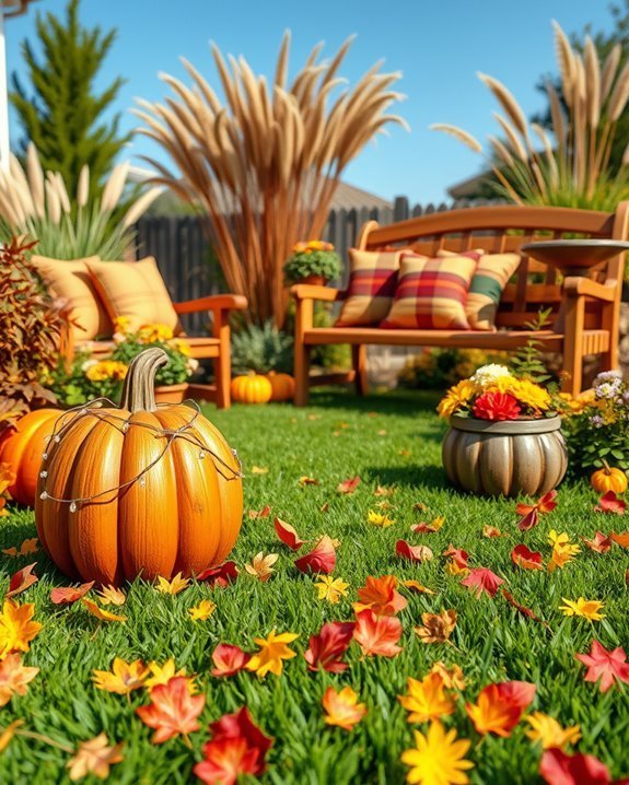 seasonal outdoor kitchen decor