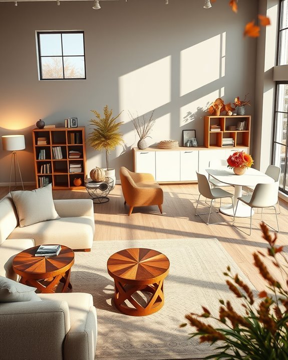 seasonal themed furniture displays