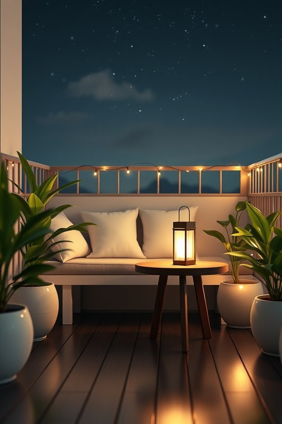 serene balcony reflection sanctuary