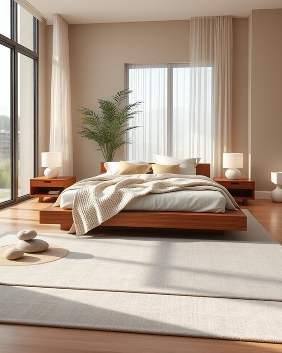 serene bedroom zen elements