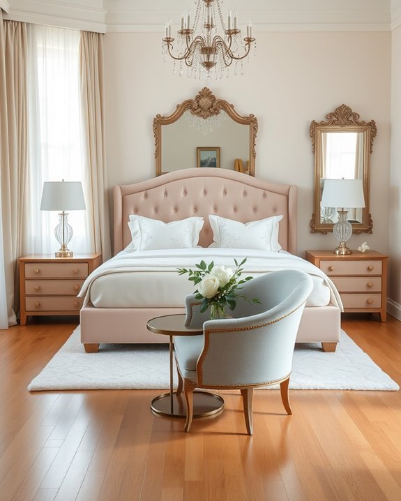 serene bridal bedroom colors