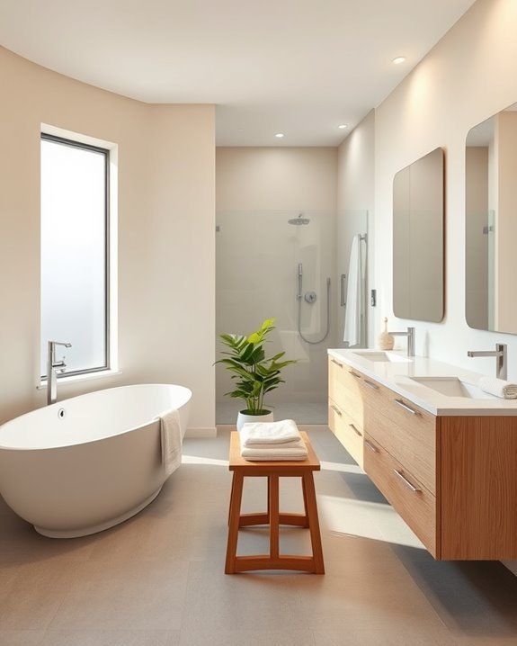serene elegant neutral palette