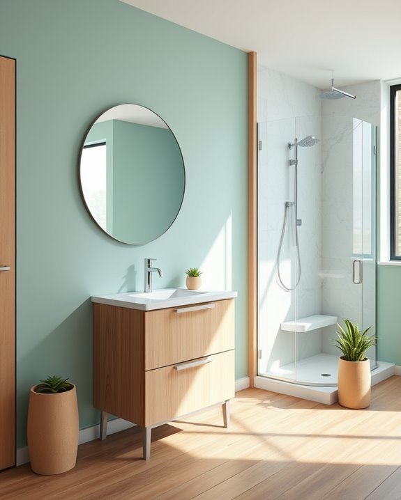 serene escape with teal