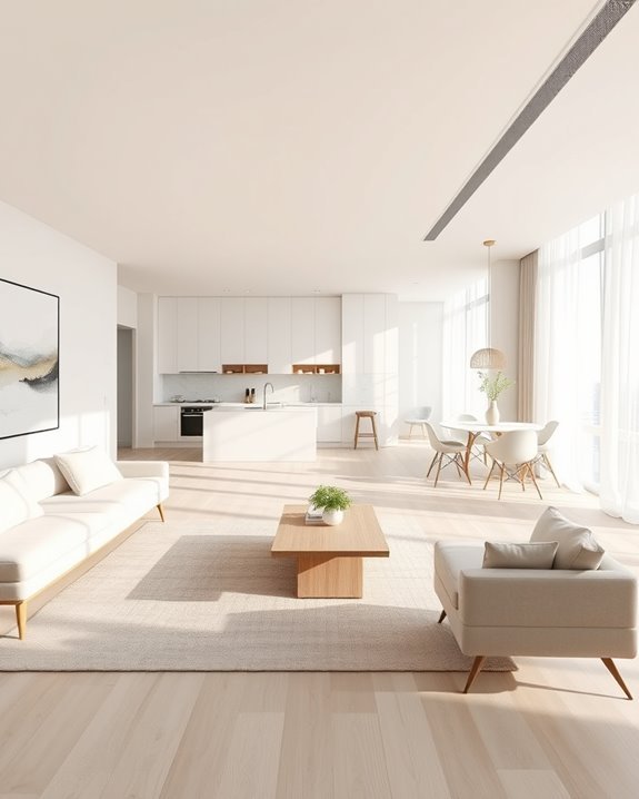 serene functional minimalist design