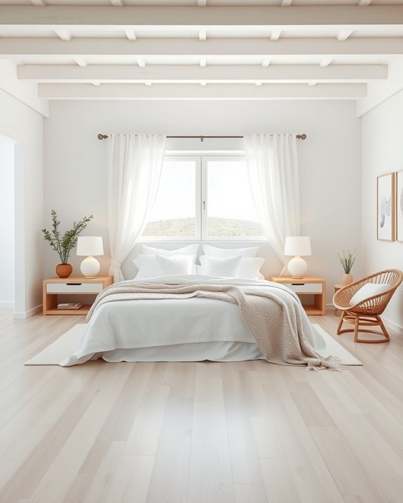 serene greek bedroom colors