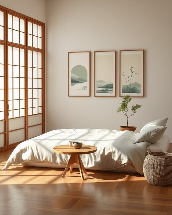 serene japanese wall art