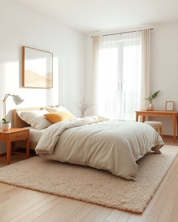 serene minimalist bedroom decor