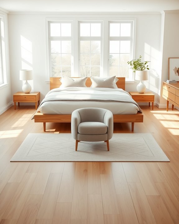 serene minimalist bedroom design