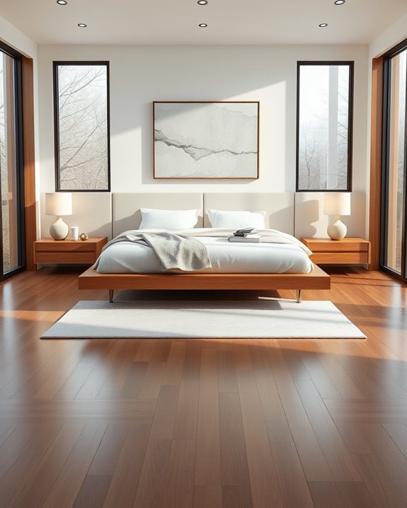 serene minimalist bedroom design
